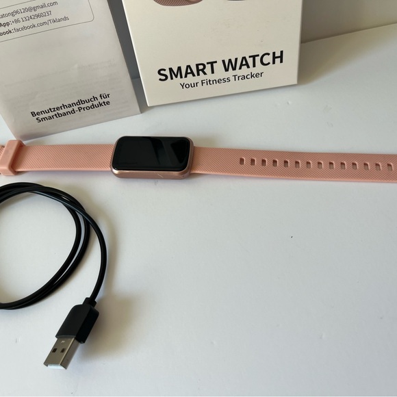 Smart Watch Fitness Tracker - Pink - Picture 3 of 14